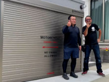 バイクガレージ納品